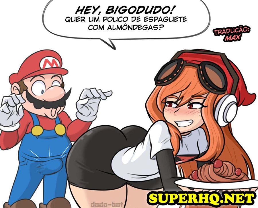 Mario Porno com a princesa fazendo uma putaria
